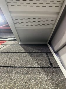 Soffit vents with protective mesh installed to prevent wildlife entry by Varment Guard in Danville, IN.