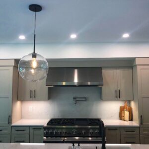 A residential solar panel installation completed by Blay Electric in Concord, NH.