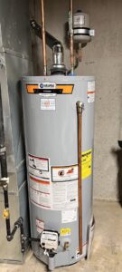 A State ProLine water heater serviced by Pronto Air, an HVAC and water heater contractor in Olathe, KS.