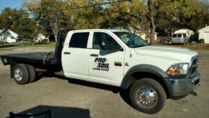 Temporary mesh fencing installed along a roadside by Pro-Soil Site Services, Inc in Lansing, MI