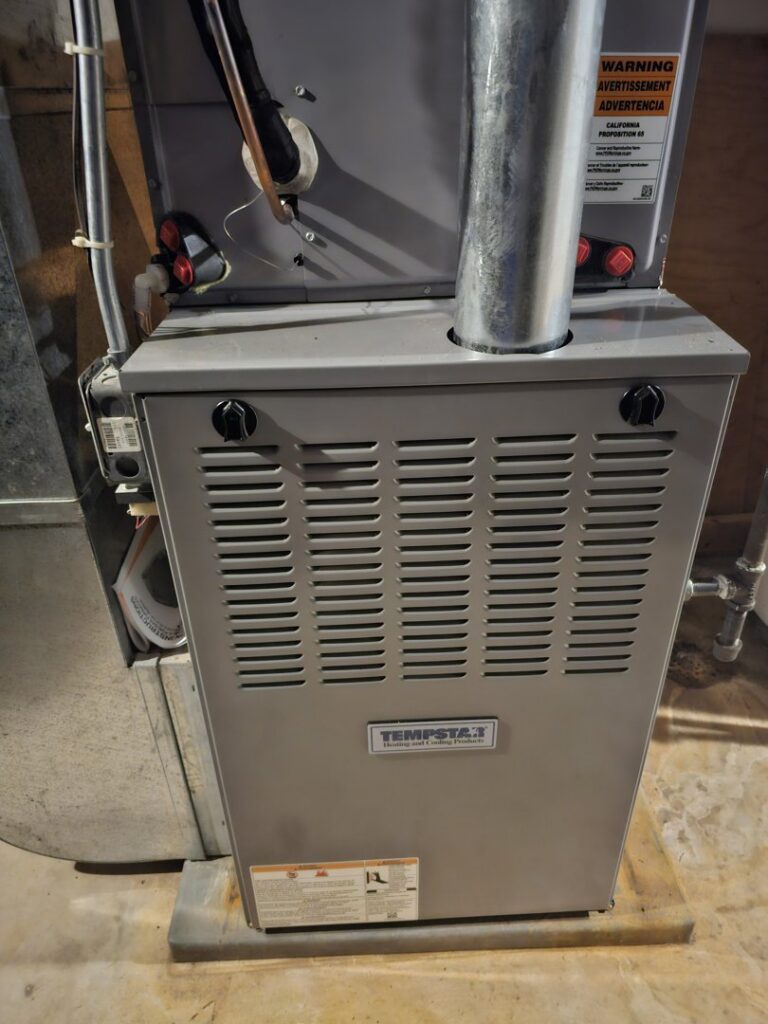A Tempstar furnace unit installed by Wight's Heating & Air Conditioning in Rockford, IL