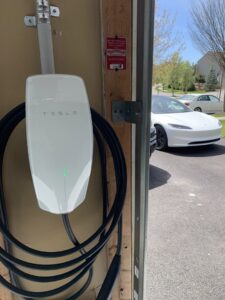 Tesla EV charger installation service by Civic Electric in Bethlehem, PA