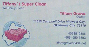 Tiffany’s Super Clean