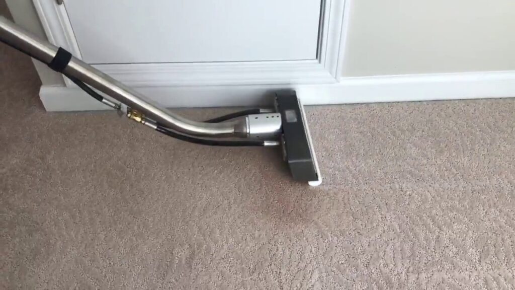 A tile floor showing a clear before-and-after of professional tile cleaning by Atlanta Top Force Carpet Cleaning in Roswell, GA.