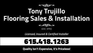 Tony Trujillo – Flooring Sales & Installation