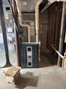 A new Trane furnace and air handler unit installed by Best Plumbing Heating & Cooling Contractors in Albany, NY.