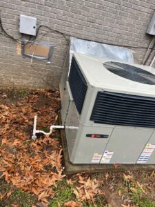 A Trane outdoor AC unit installed by B&B Hvac Llc in Memphis, TN, ensuring efficient cooling.