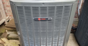 A Trane XR outdoor air conditioning unit installed by Higher Peak Air Conditioning and Heat, LLC 1 in Houston, TX