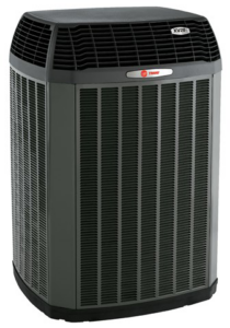 A Trane XV20i outdoor HVAC unit, serviced by Air Works of Alabama LLC in Mobile, AL.