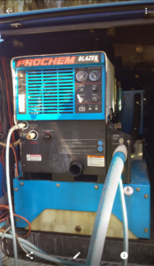 A powerful truck-mounted carpet cleaning machine used by J&R Carpet & floor care in Orlando, FL.