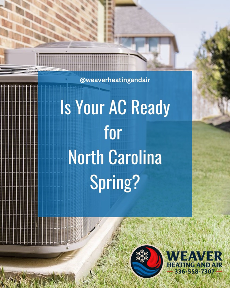 Two outdoor air conditioning units installed next to a residential home by Weaver Heating & Air in Greensboro, NC.