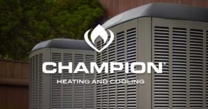 Two outdoor HVAC condenser units installed by Jonesboro Winair Company in Jonesboro, AR.