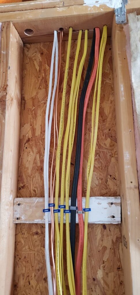 Underground electrical conduit and wiring installation connecting to an outdoor panel by Star Light Electric LLC in Phoenix, AZ