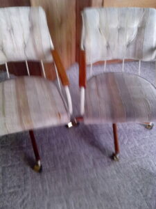 Upholstered chairs on a carpet, representing the upholstery and carpet cleaning services offered by A Copesetic Carpet, Upholstery, Tile & Grout Cleaner in Mesa, AZ