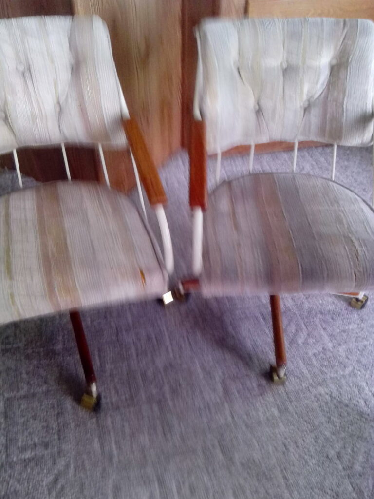 Upholstered chairs on a carpet, representing the upholstery and carpet cleaning services offered by A Copesetic Carpet, Upholstery, Tile & Grout Cleaner in Mesa, AZ