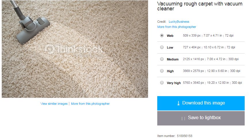 A vacuum cleaner being used on a rough textured carpet by Leppo Carpet Cleaners in York, PA