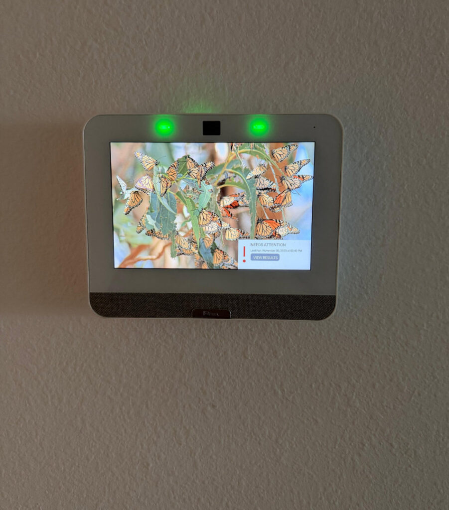 A modern wall-mounted intercom system installed by A1 Security Gate & Intercom for property access in Dallas, TX