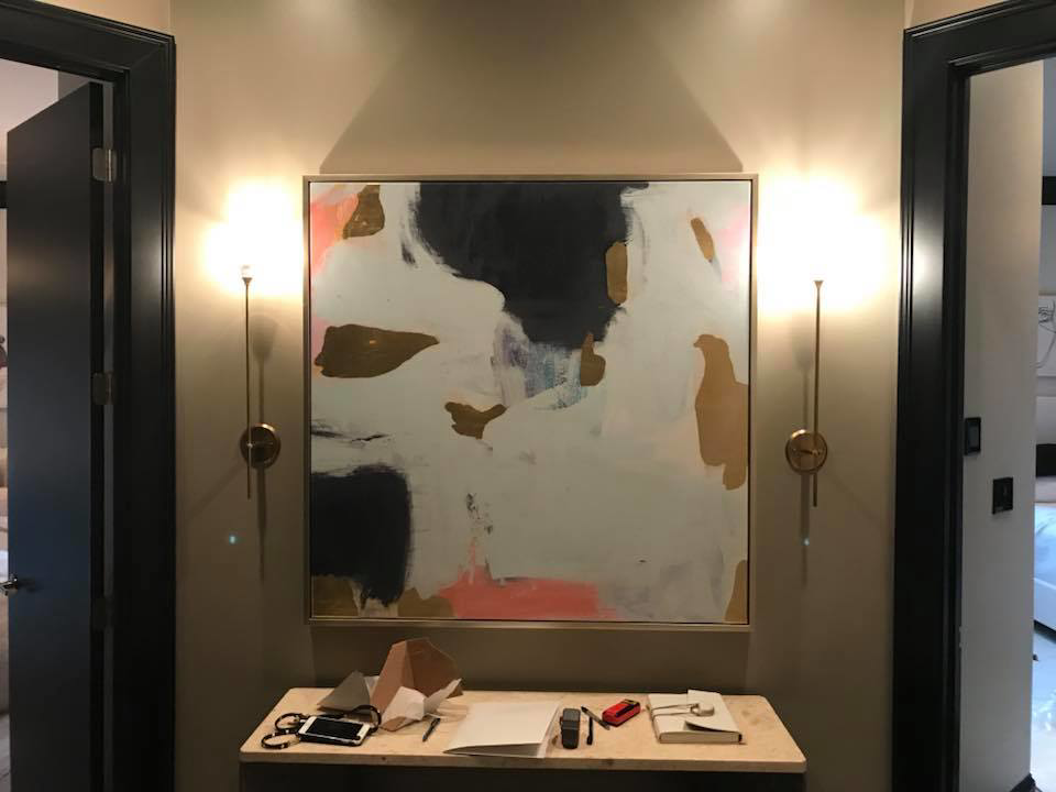 Decorative wall sconce lighting installed by Cothern Electric, LLC, enhancing a hallway in Jonesboro, AR.