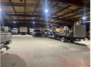 Warehouse interior lighting installation and maintenance by No Shorts Electrical in Midlothian, TX.