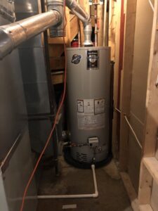 A new water heater installation by Rescue Heating and Air Conditioning in Manassas, VA