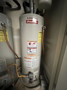 A new water heater installation by Utah Mechanical Heating and Air Conditioning in South Ogden, UT.