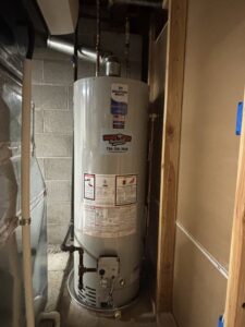 A Bradford White water heater replacement expertly installed by Home Run Mechanical in Ann Arbor, MI.