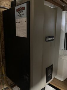 A Weil-McLain boiler unit installed for efficient heating by Home Run Mechanical in Ann Arbor, MI.