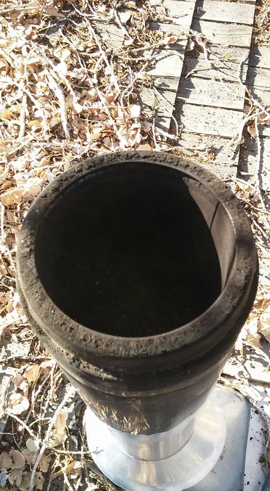 An overhead view of a well-maintained chimney flue interior by Jesse Montero Chimney Sweep in Yerington, NV.