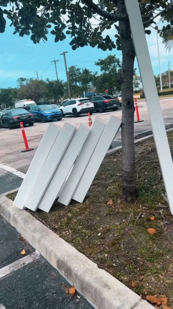 White vinyl fence materials ready for installation by Ace Fence Company in Fort Lauderdale, FL.