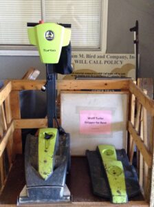 A Wolff Turbo Stripper machine available for rent at East Bay Supply Co. in Birmingham, AL, for efficient flooring removal.