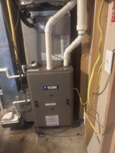 A new York furnace and air handler unit installed by Best Plumbing Heating & Cooling Contractors in Albany, NY.