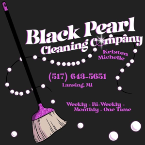 BLACK PEARL Cleaning CO. logo - Professional House Cleaner in Lansing, MI
