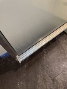 A clean corner of a kitchen appliance and floor after house cleaning by Grant Cleaning in Missoula, MT.