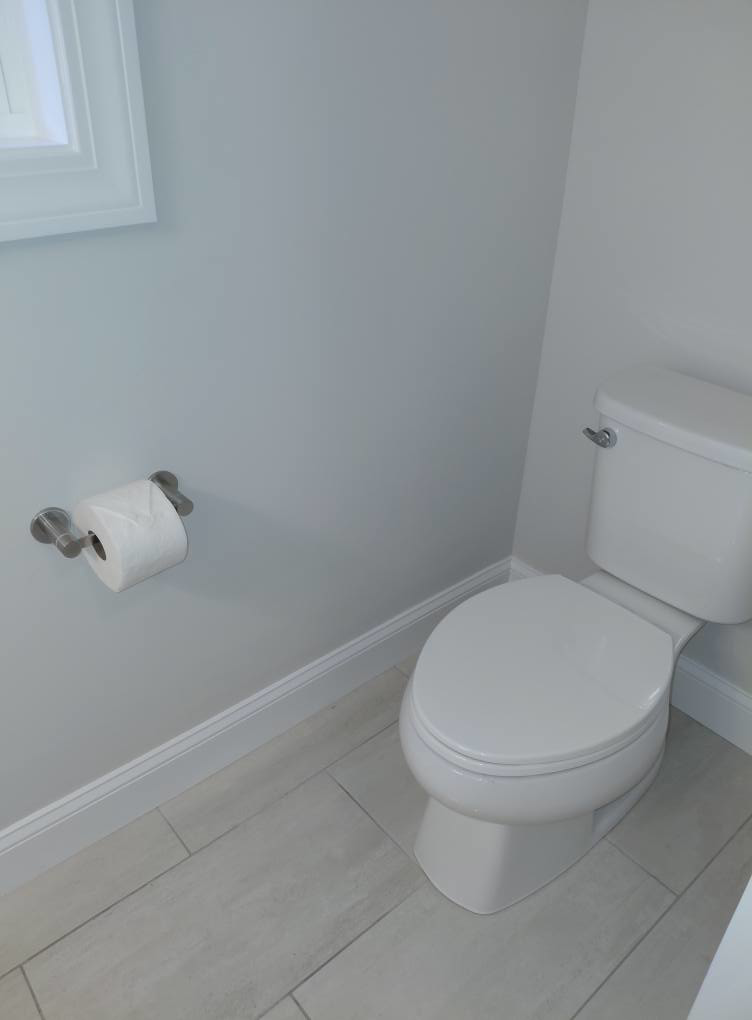 A sparkling clean bathroom toilet, maintained by White Lotus Cleaning Services LLC in Nashua, NH.
