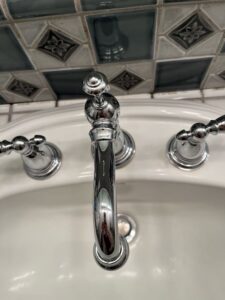 A thoroughly cleaned tiled shower with a fresh appearance by Sage & Soap Cleaning Co in Kansas City, MO.