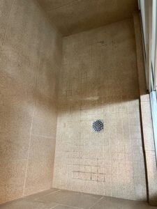 A dust-free TV and media console after professional cleaning by Sage & Soap Cleaning Co in Kansas City, MO.