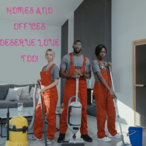 A professional cleaning team with vacuum and mop from EE Cleaning and Restoration in Colorado Springs, CO.