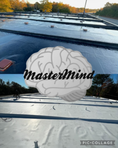 Commercial flat roof tear-off and replacement by MasterMind Construction in Shiloh, GA.