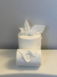 Toilet paper rolls with decorative folds, a professional touch from Mireles Cleaning LLC in Caldwell, ID.