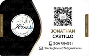 A dirty stainless steel kitchen sink with food debris, awaiting cleaning by J + M Cleaning, LLC in Flint, MI.