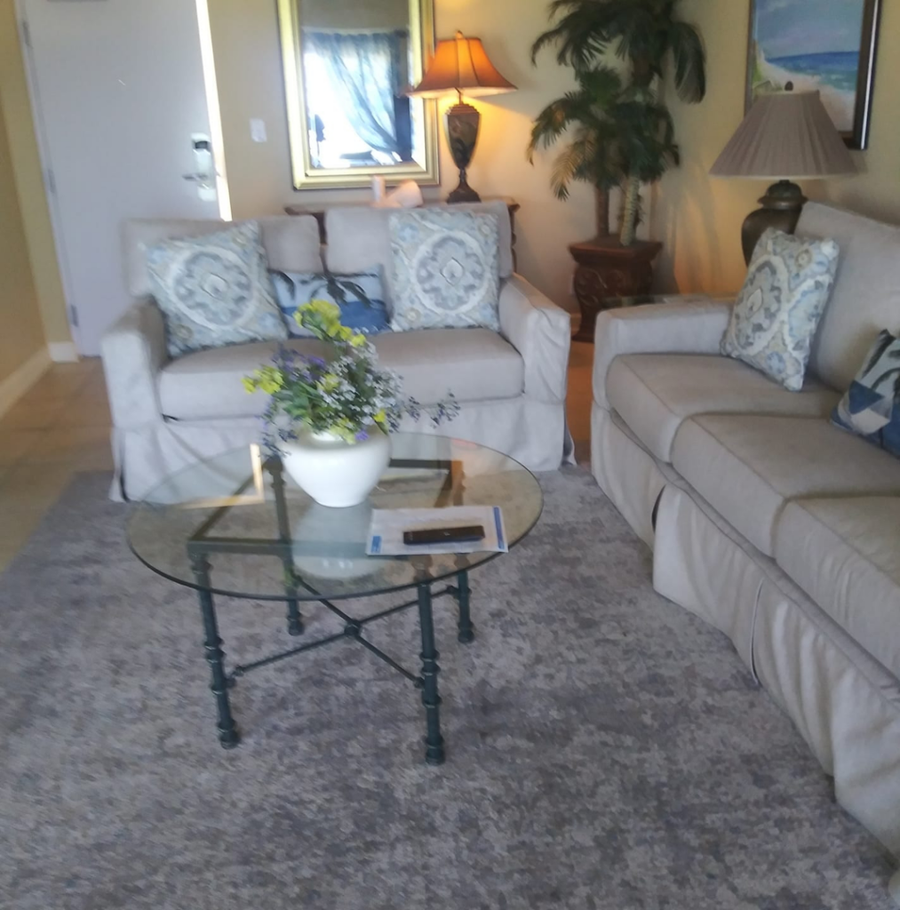 A freshly cleaned and tidy living area, showcasing the meticulous work of Tangie's Cleaning Service in Syracuse, NY.