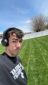 A perfectly mowed lawn with crisp stripes, showcasing the quality work of Winter/Green Solutions LLC in Kearney, NE.