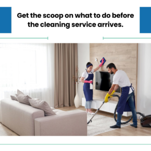 House cleaners vacuuming a rug and dusting a TV in a living room, providing professional cleaning services by SRS Cleaning in Anaheim, CA.
