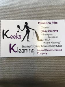 Keeks Kleaning LLC Baton Rouge