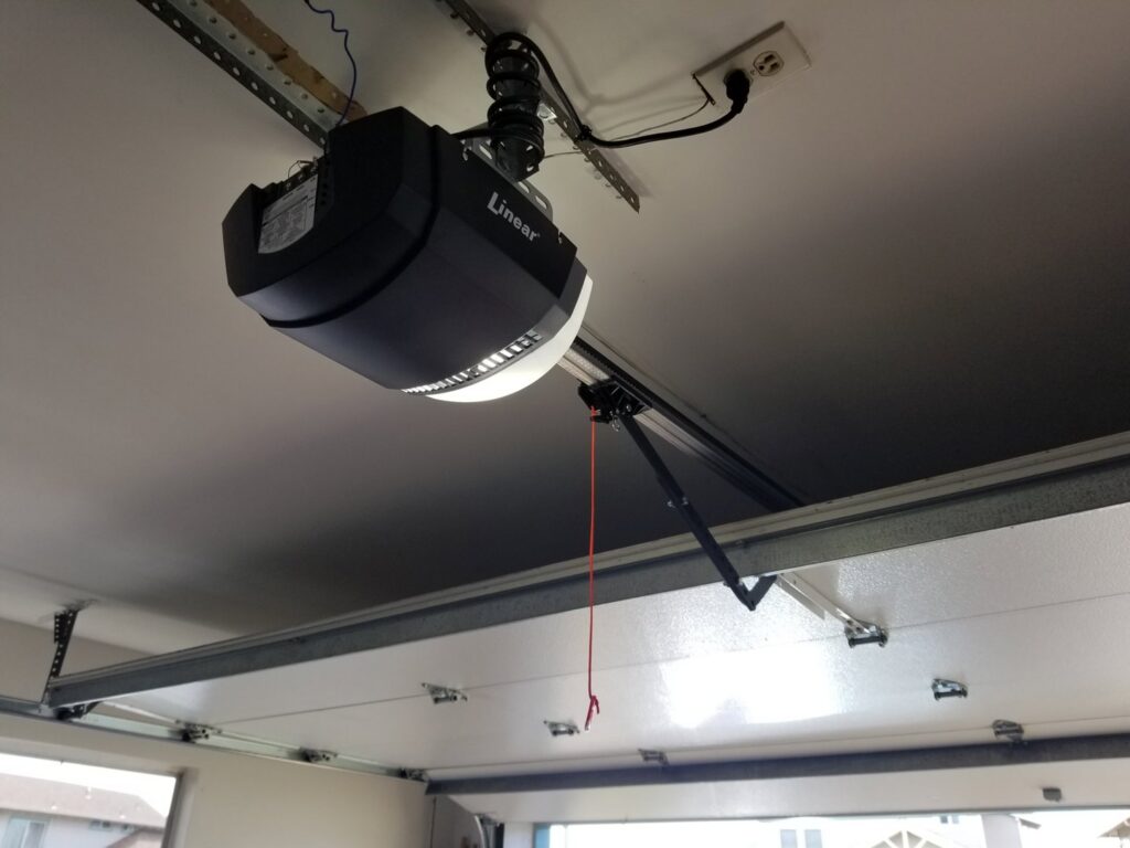 A Linear garage door opener professionally installed by Central Garage Door Service in Kapolei, HI.