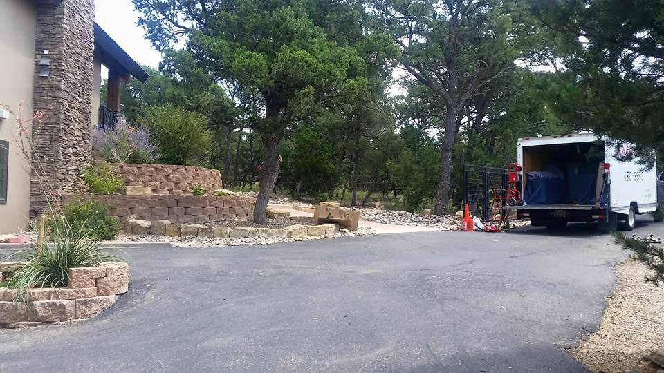 A Nice Move LLC moving truck parked at a residential home, ready for a professional move in Albuquerque, NM.
