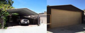 A new garage door installation on a residential property completed by Garage Door Medics in Boise, ID.