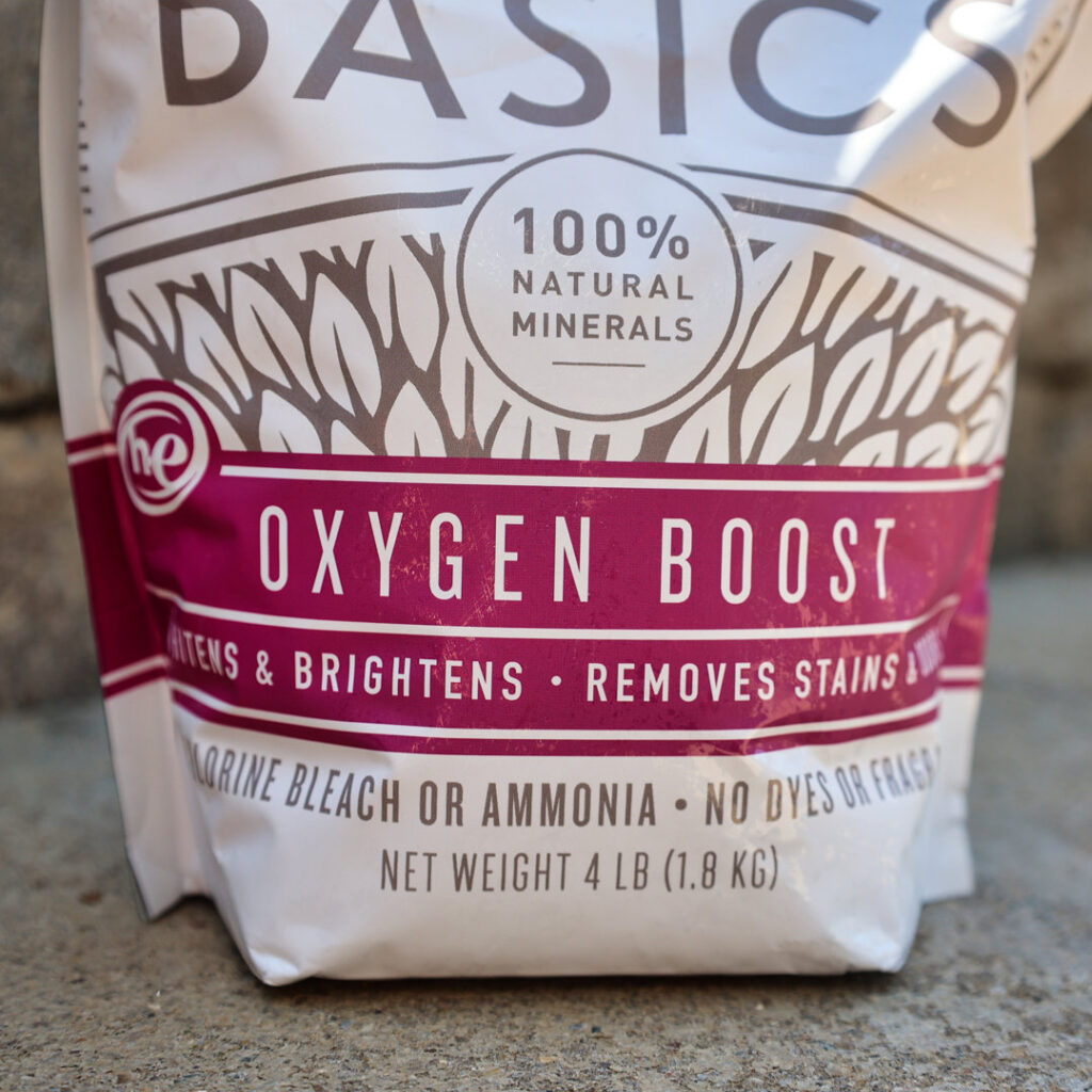 A bag of Branch Basics Oxygen Boost, a natural cleaning product used by Natural Clean in Sioux Falls, SD.