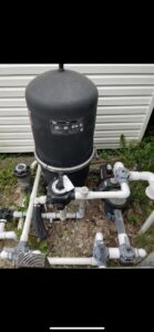 A comprehensive view of a pool equipment setup, showcasing the technical services offered by Chlorine Clean Pool Services in Wilmington, DE.