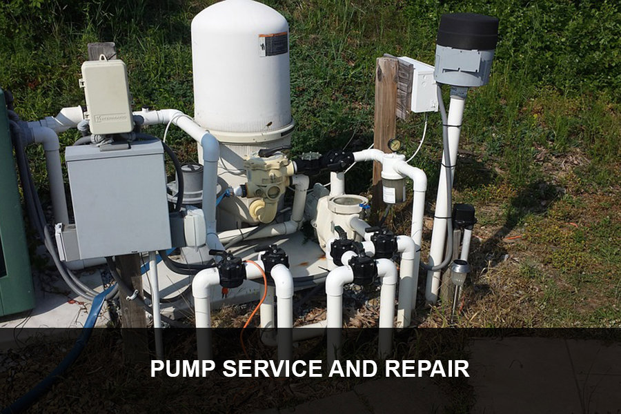 A complex pool pump and filter system, representing service and repair by Dave Rubinson Pools in Las Vegas, NV.